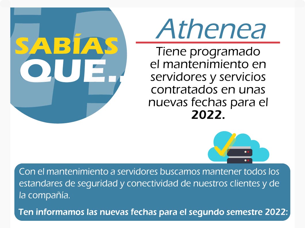 Actualizacion Servidores Athenea2022